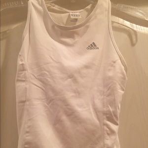 White Racerback Workout Top